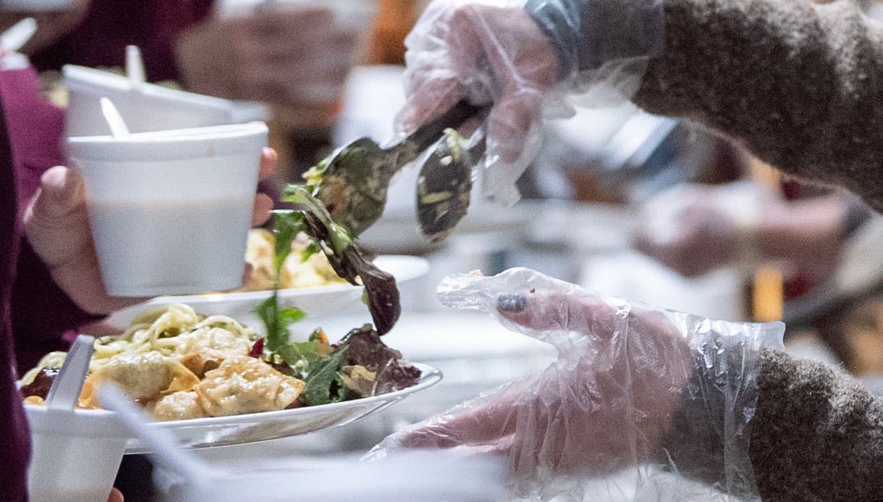 Serving food at SoCal Harvest 2019