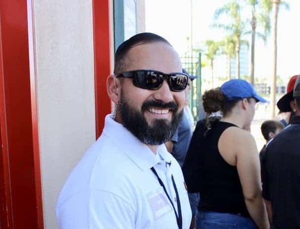 Security man at 2019 SoCal Harvest