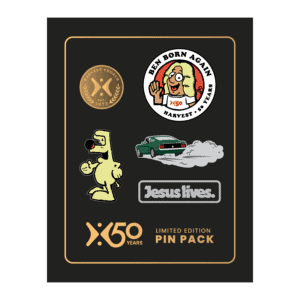 50th anniversary lapel pin pack